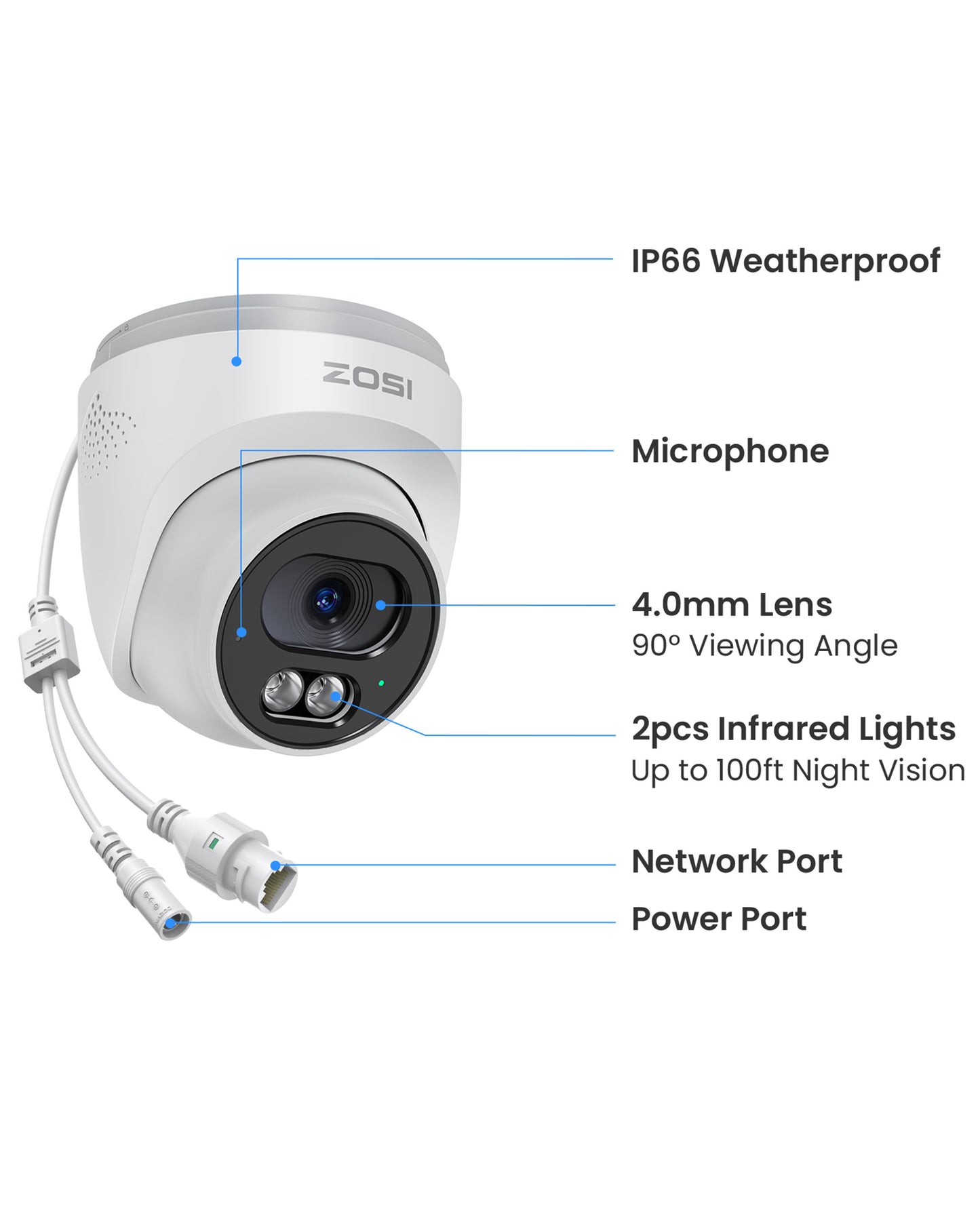 C220 - 4K (8MP) PoE IP Security Camera