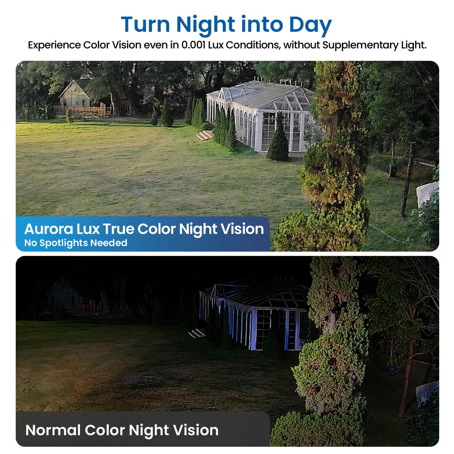 C186A - 4K (8MP) PoE IP Security Camera with True Color Night