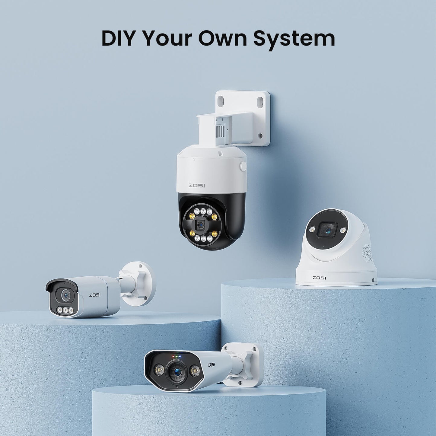 C186A - 4K (8MP) PoE IP Security Camera with True Color Night