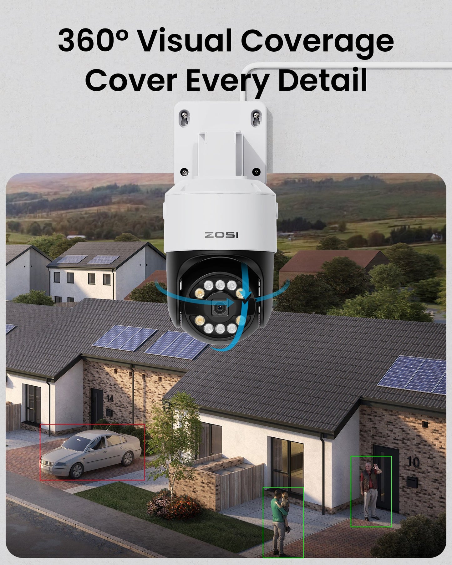 C296B 32 Channel 4K PT PoE Security Camera System for Business +Up To 16TB HDD Zosi