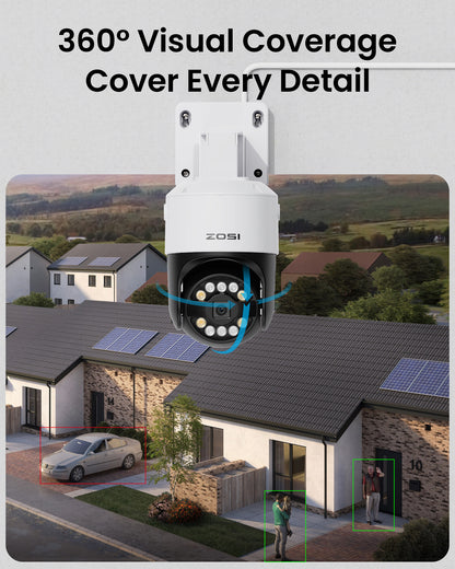 C296B - 4K/5MP PTZ PoE IP Security Camera