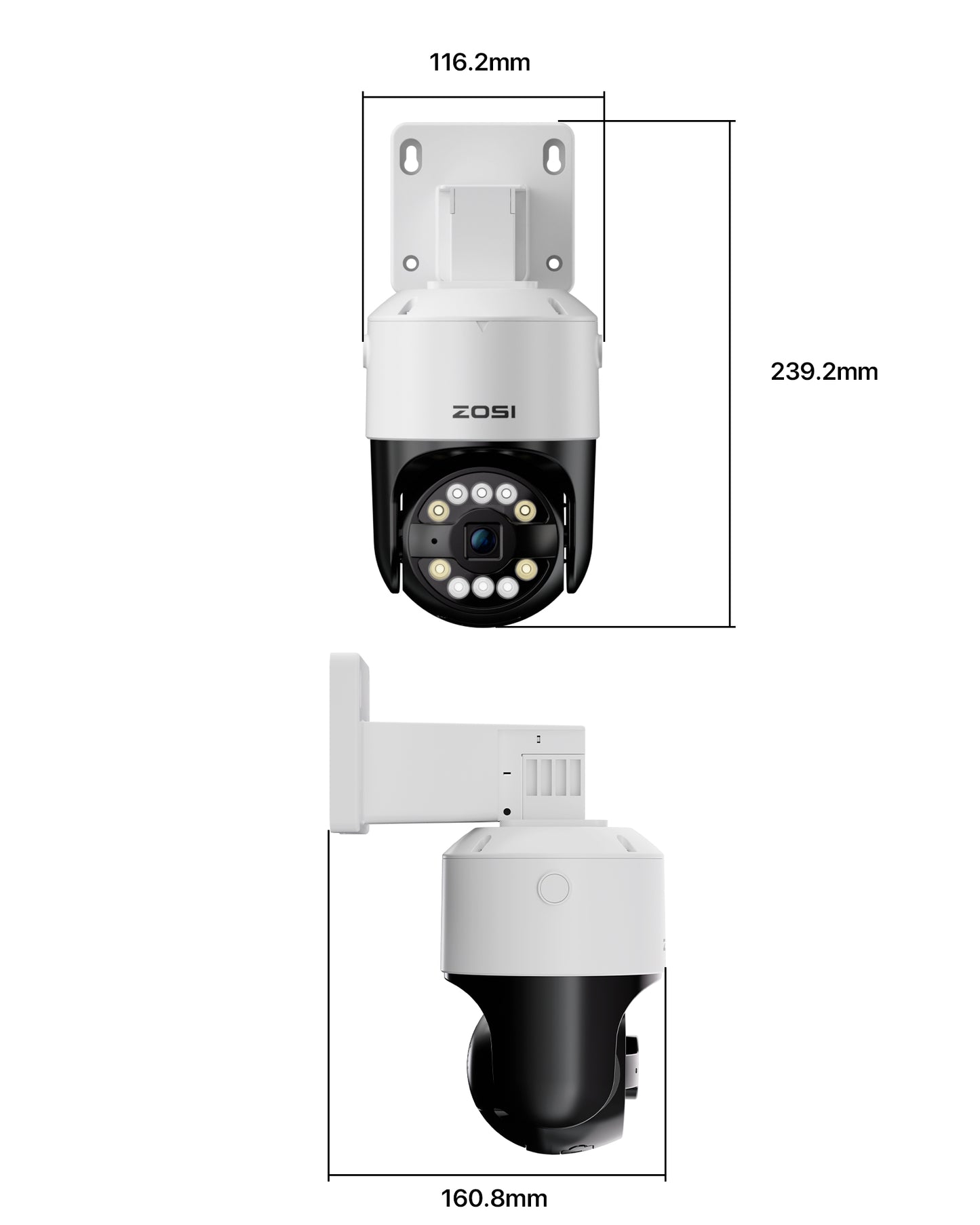 C296B - 4K/5MP PTZ PoE IP Security Camera