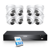C225 4K 32-Camera Capable PoE Security System + 4TB Hard Drive