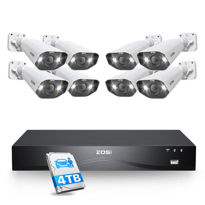 C182 4K 32-Camera Capable PoE Security System + 4TB Hard Drive