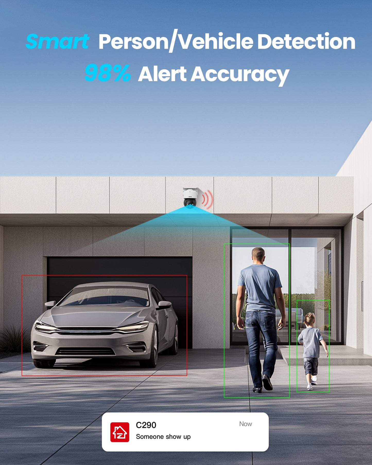 C290 64 Channel PT 4K PoE Security Camera System for Business + Include 16TB HDD