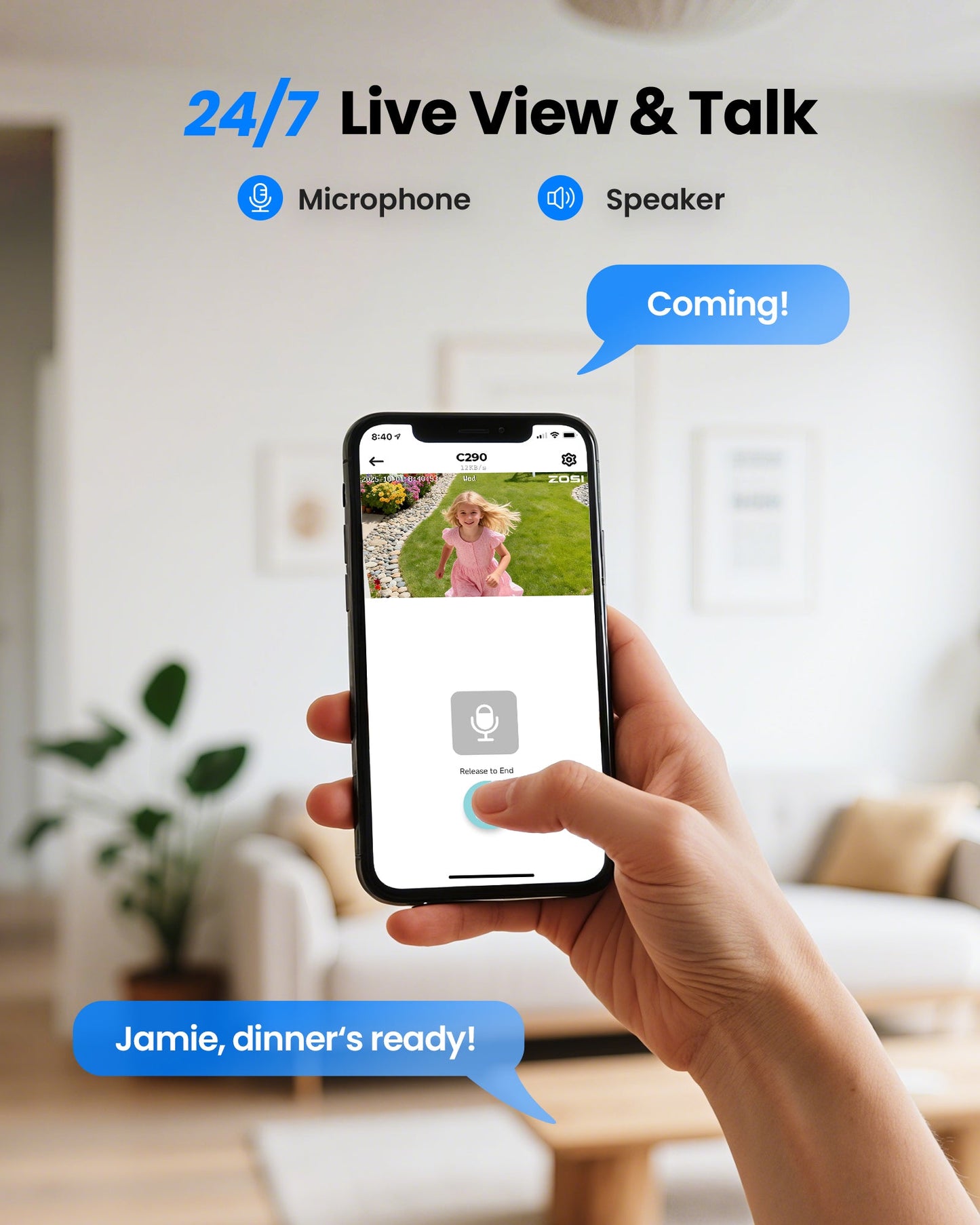 C290 64 Channel PT 4K PoE Security Camera System for Business + Include 16TB HDD