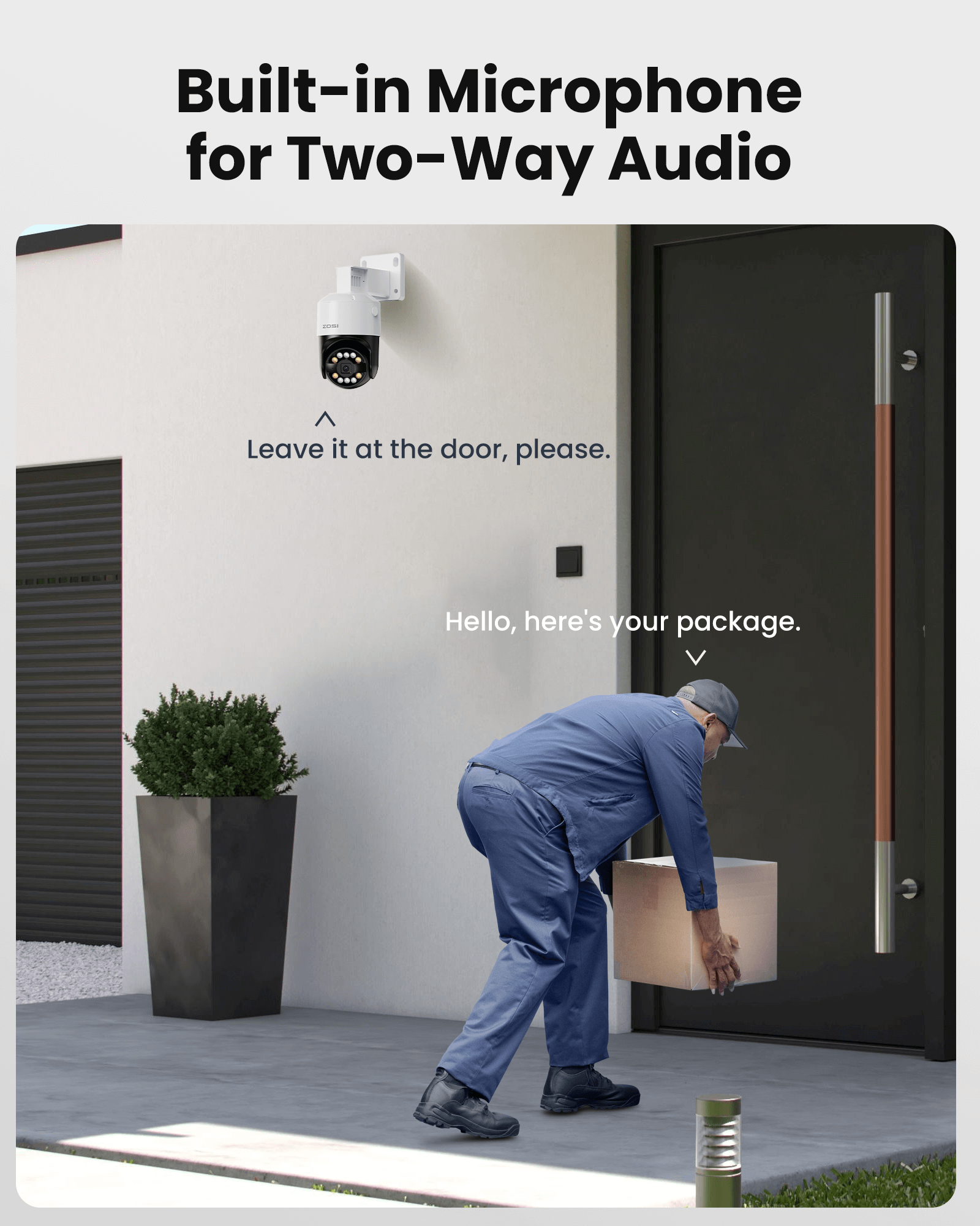 C296B 4K PTZ Security System + Up to 8 Cameras + 2TB / 4TB Hard Drive Zosi