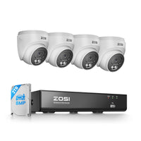 C220 4K 8-Channel PoE Security System + 2TB Hard Drive