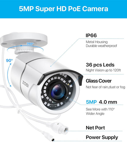 C261 5MP Add-on PoE Camera