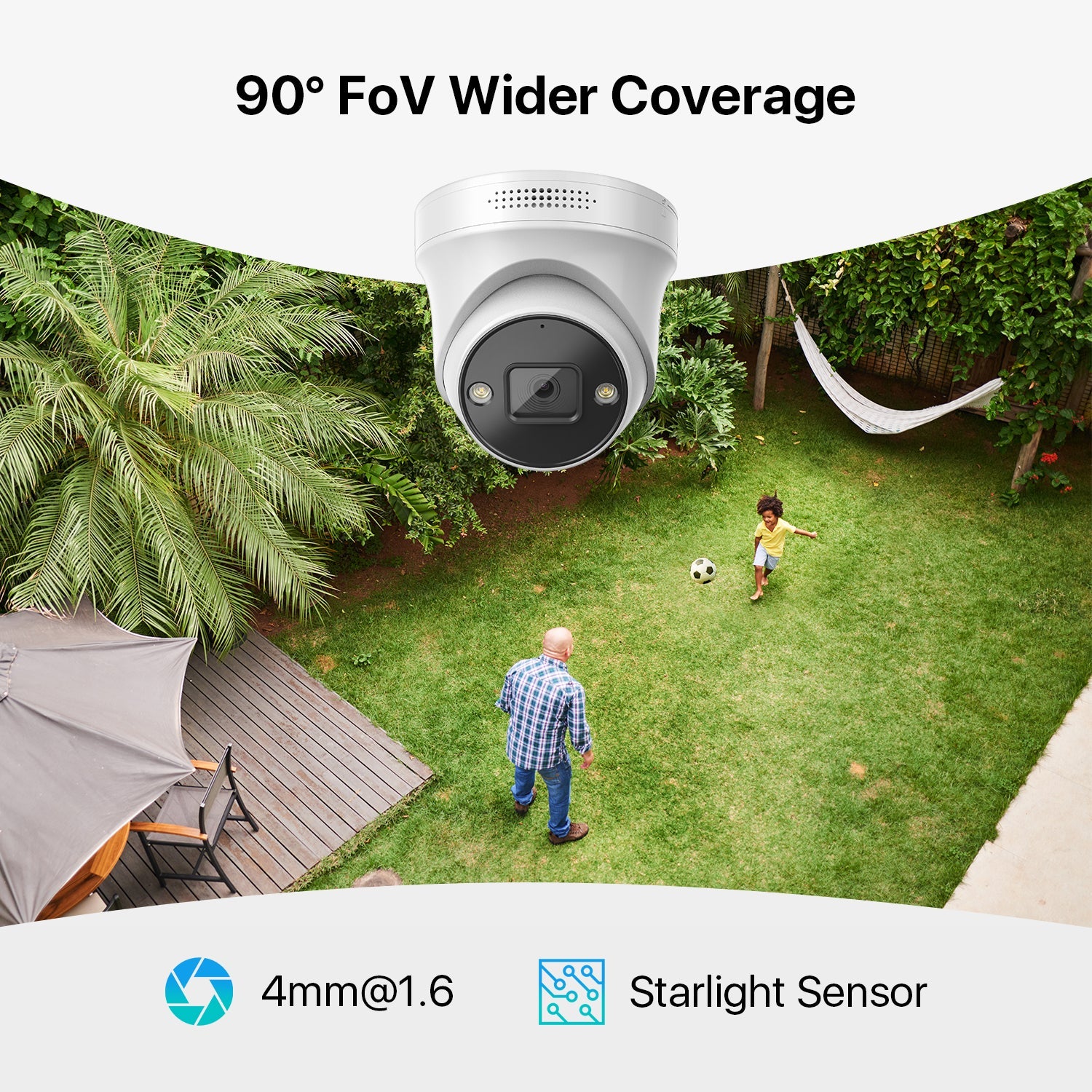 C225/C298 4K Dual Lens Security Camera System(32CH Expandable) + 4TB Hard Drive Zosi