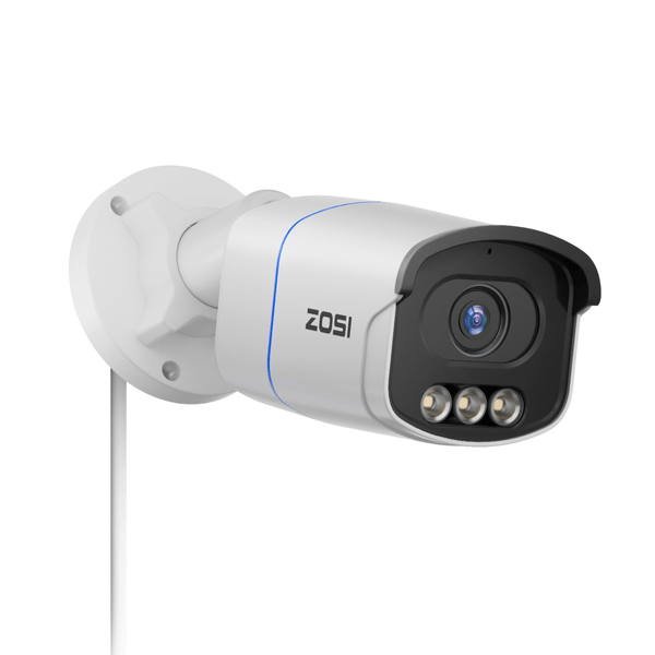 C186A - 4K (8MP) PoE IP Security Camera with True Color Night