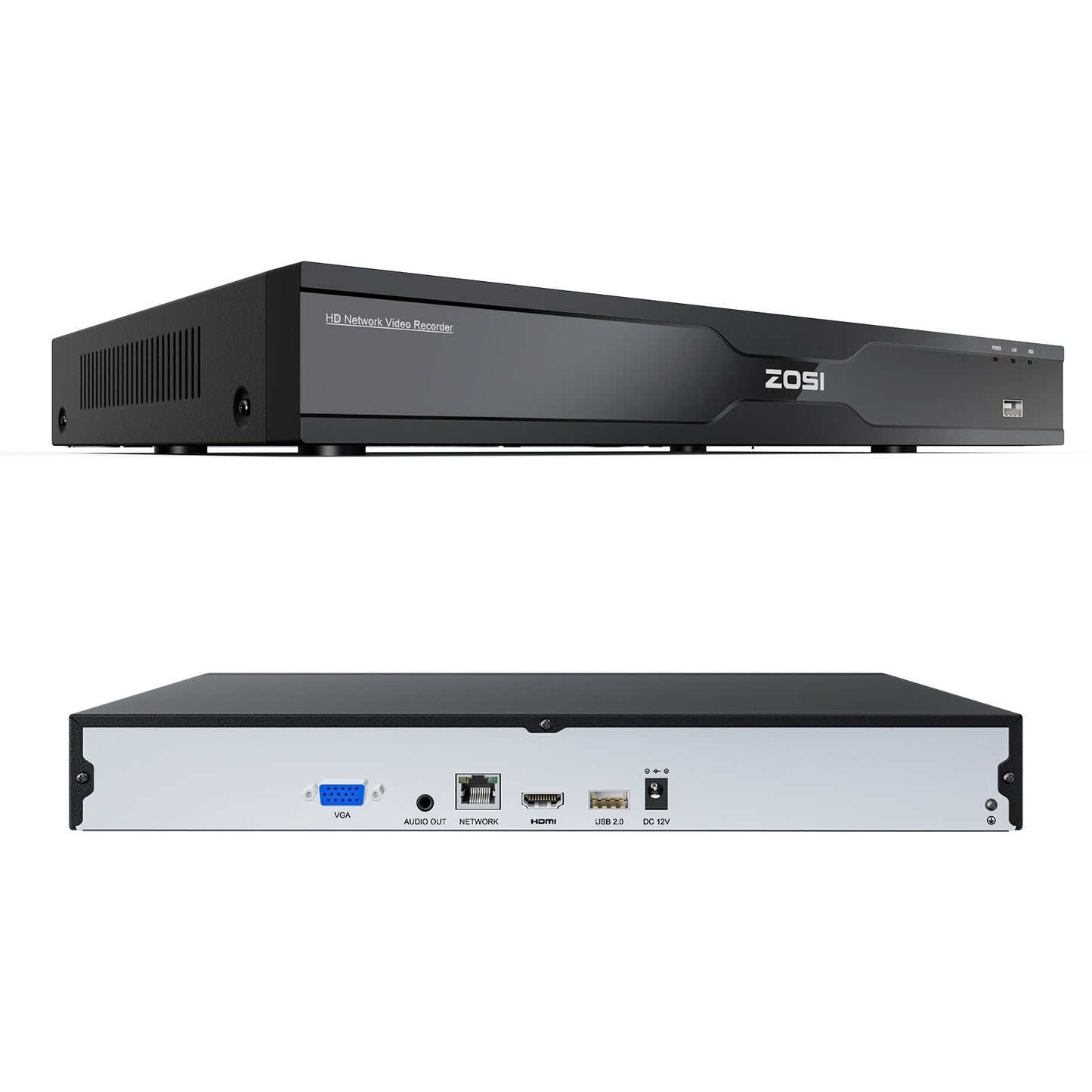 4K 32 Channel Network Video Recorder, Work with PoE Security Camera