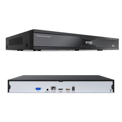 4K 32 Channel Network Video Recorder, Work with PoE Security Camera