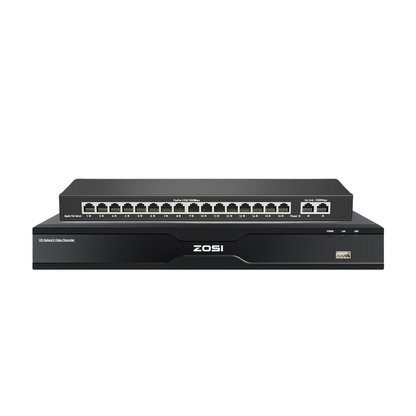 4K 32 Channel Network Video Recorder, Work with PoE Security Camera